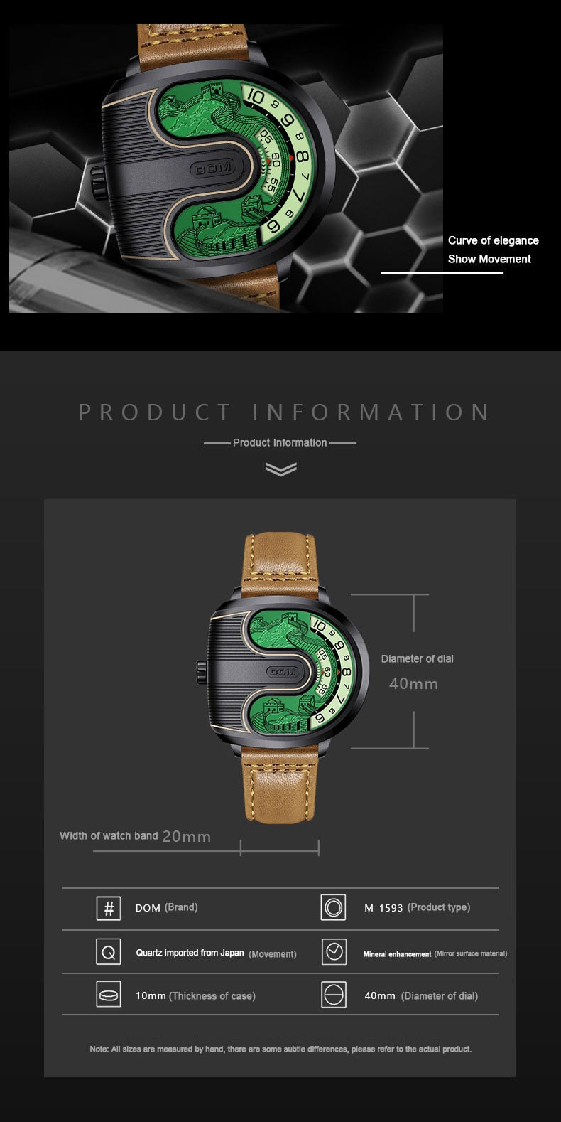 DOM Waterproof U-Shaped Rotating Pointer Watch for Men - Premium Watches from Dressmycell.com - Just $65.00! Shop now at Dressmycell.com DOM Waterproof U-Shaped Rotating Pointer Watch for Men - Premium Watches from Dressmycell.com - Just $65.00! Shop now at Dressmycell.com